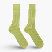 Short Light Green Cotton Socks