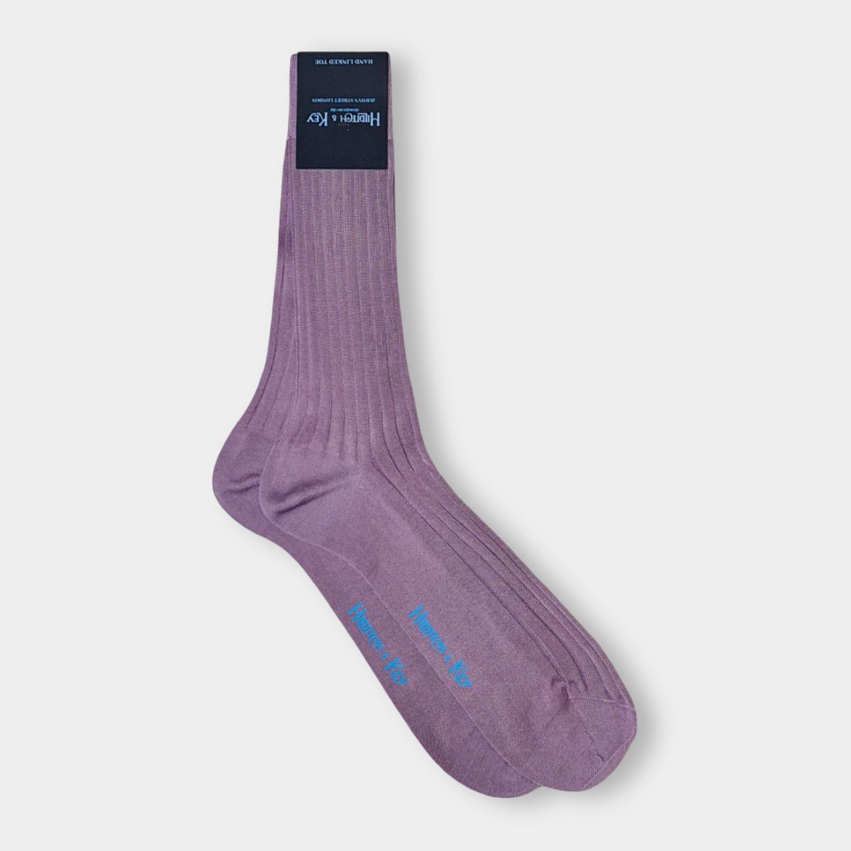 Short Lilac Cotton Socks