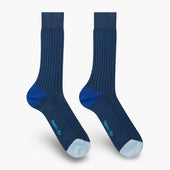 Short Cotton Socks With Contrast Heel Toe