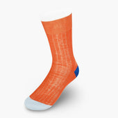 Short Cotton Socks With Contrast Heel Toe