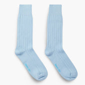 Short Pale Heavy Wool Sport Socks