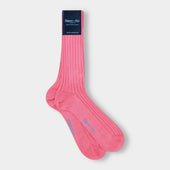 Short Pink Cotton Socks