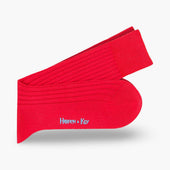 Short Red Cotton Socks