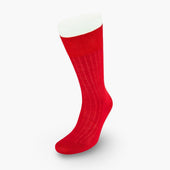 Short Red Cotton Socks