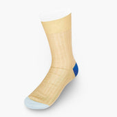 Short Cotton Socks With Contrast Heel Toe