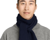Short Scarf Off White