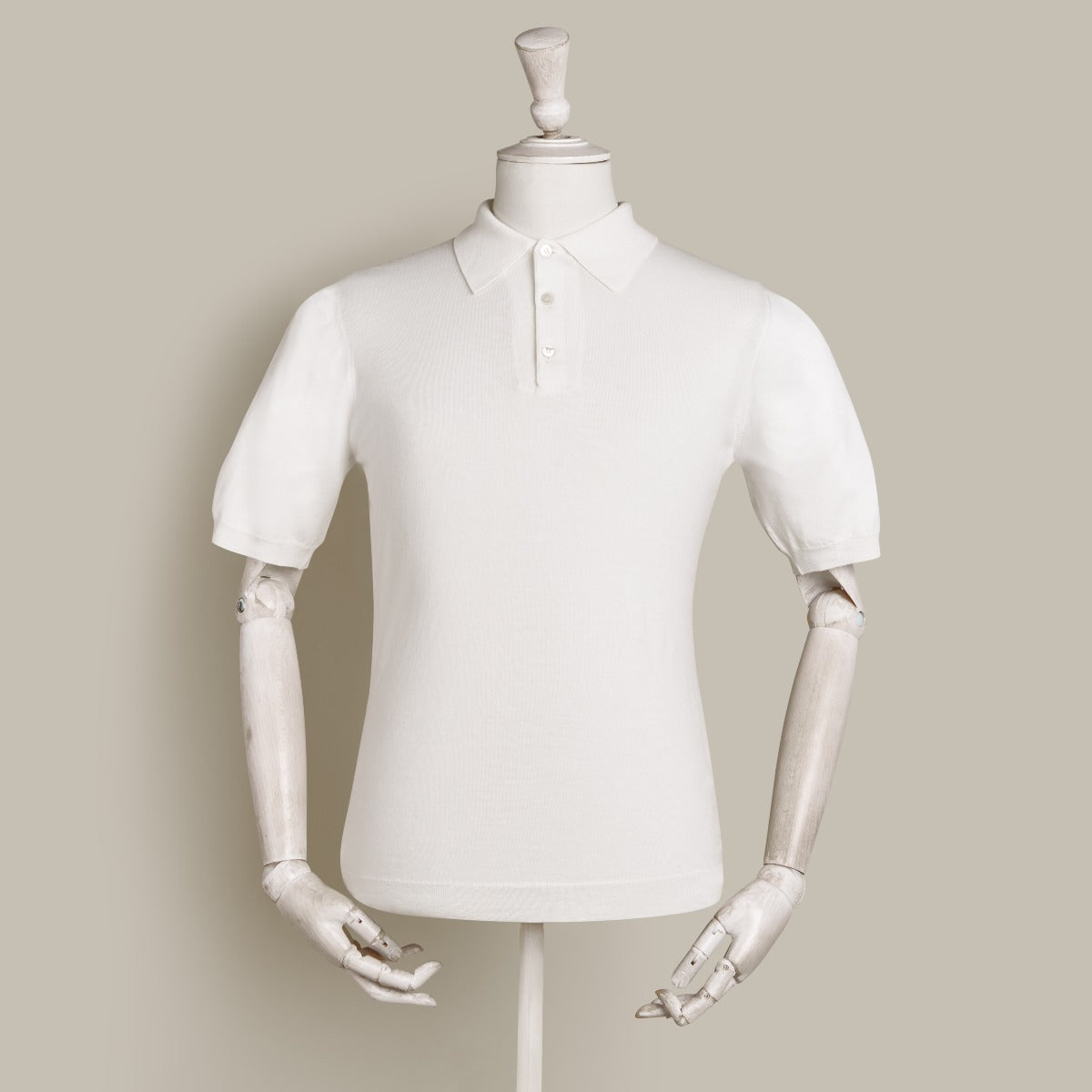 Short Sleeve Lightweight Merino Polo Shirt In