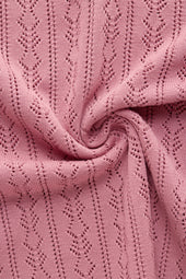 Short Sleeve Cotton Knitted Brera Polo Rosewood