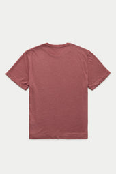 Heavyweight Short Sleeve Bamboo Sorona Jersey Crewneck Cabernet