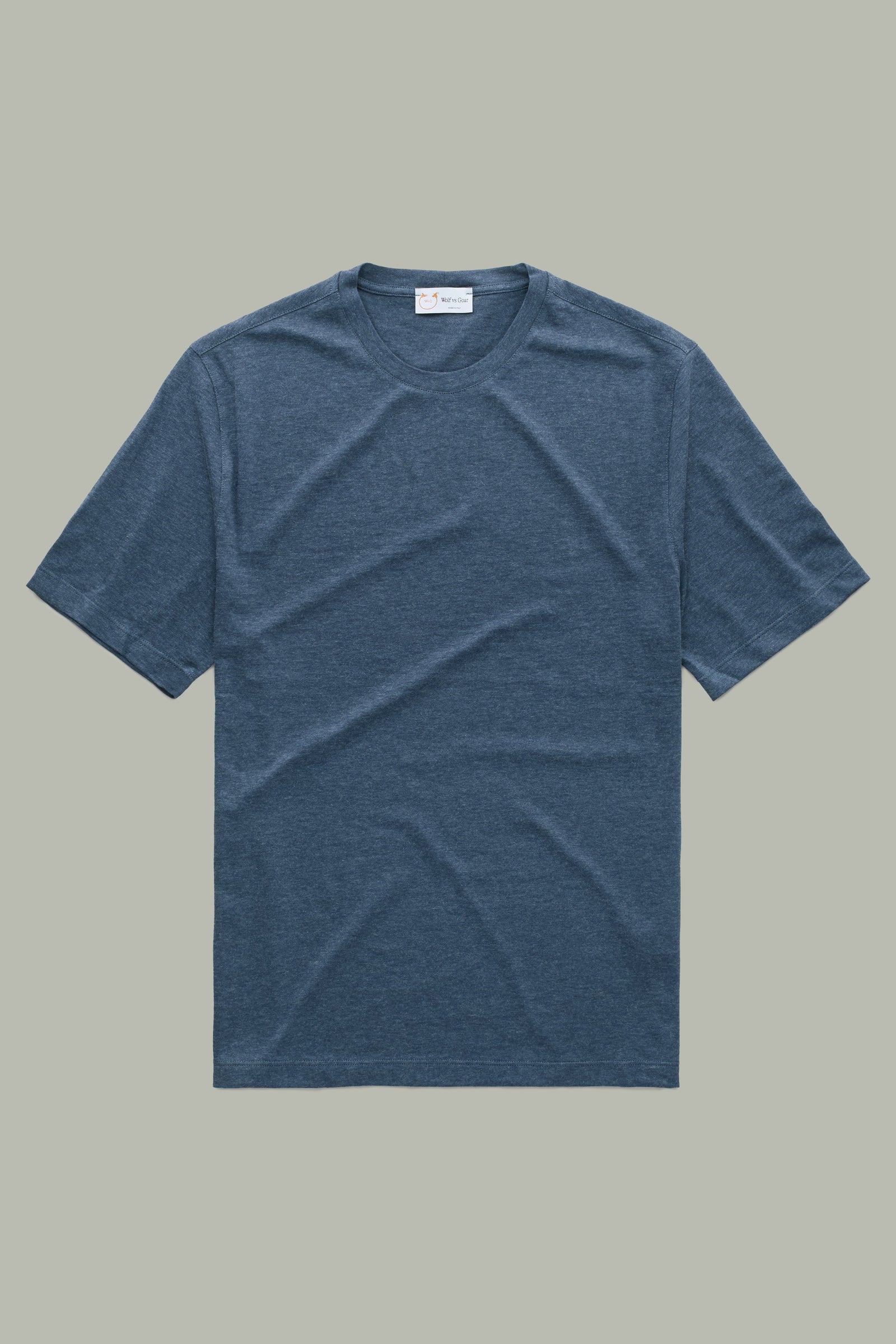 Cotton Cashmere Short Sleeve Crew Neck Tee Cosmo