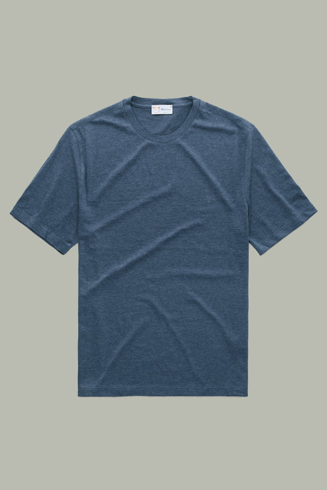 Cotton Cashmere Short Sleeve Crew Neck Tee Cosmo