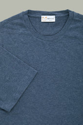 Cotton Cashmere Short Sleeve Crew Neck Tee Cosmo