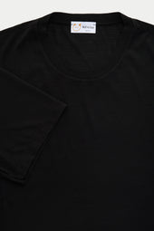 Superfine Wool T-Shirt Black