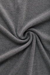 Heavyweight Bamboo Sorona Interlock Short Sleeve Crew Grey