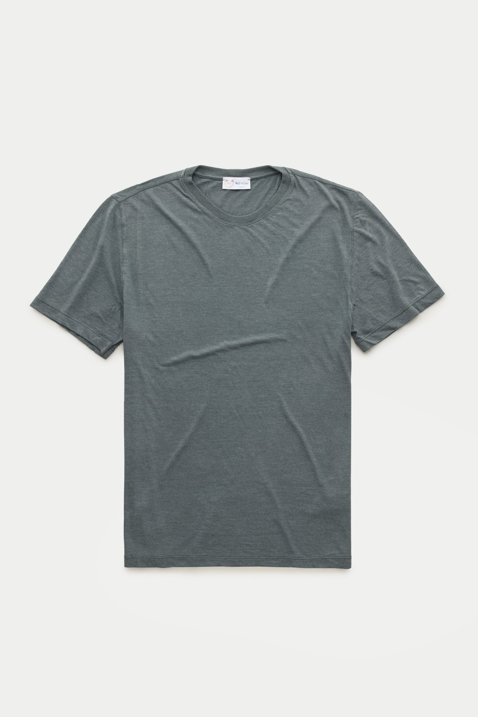 Light Weight Bamboo Sorona Short Sleeve Crew Neck T-Shirt Darkest Spruce