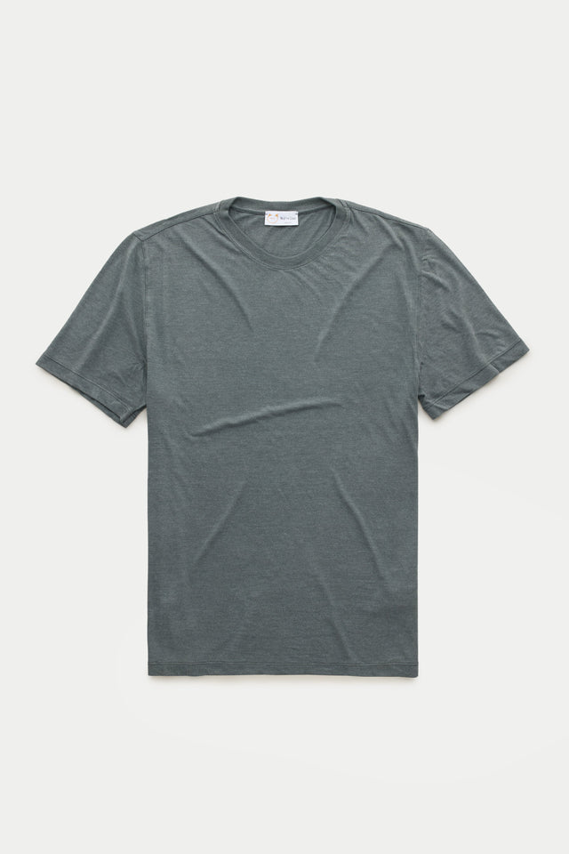 Light Weight Bamboo Sorona Short Sleeve Crew Neck T-Shirt Darkest Spruce
