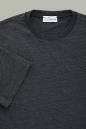 Heavyweight Short Sleeve Bamboo Sorona Jersey Crewneck Black