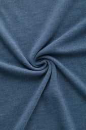 Heavyweight Short Sleeve Bamboo Sorona Jersey Crewneck Navy