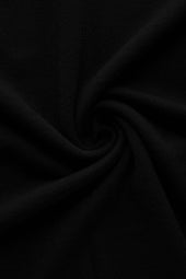 Wool Knitted Short Sleeve Polo Black