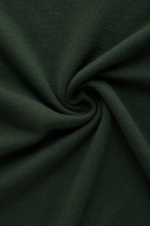 Wool Knitted Short Sleeve Polo Verdone