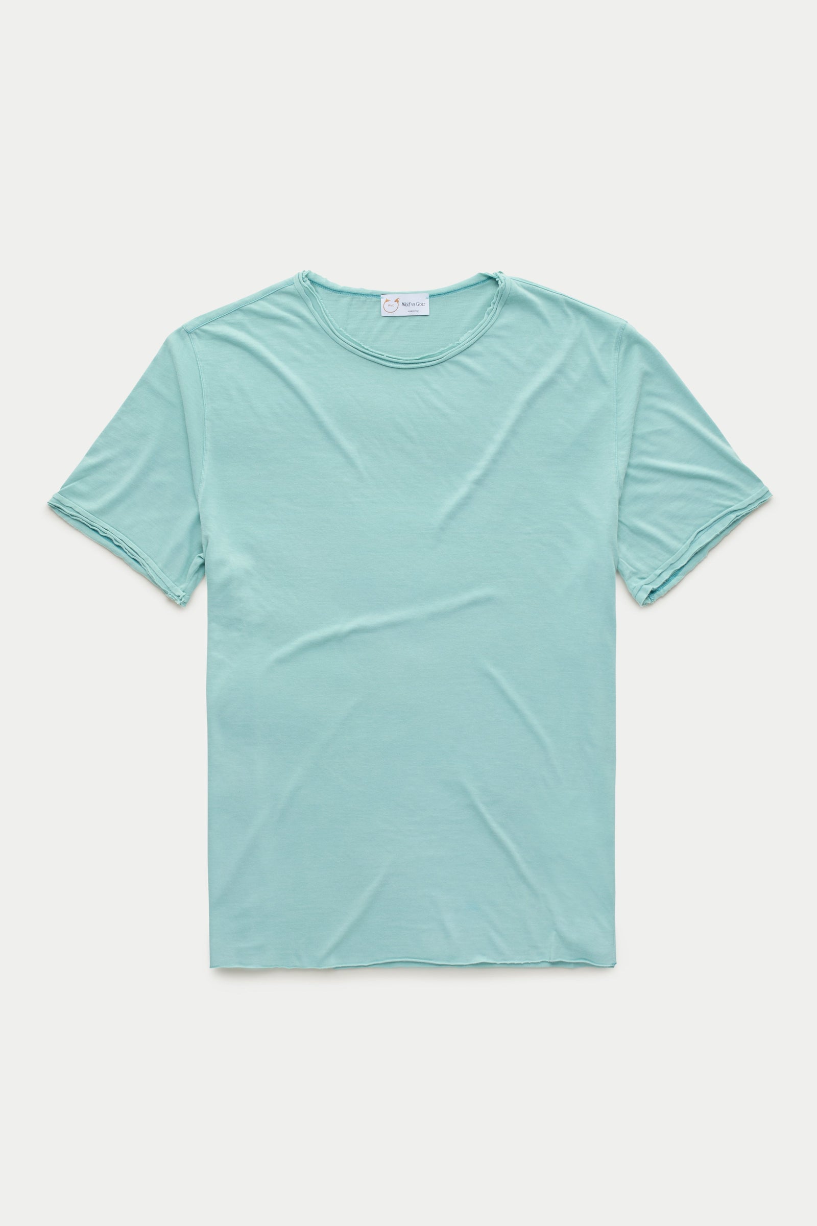 Light Weight Bamboo Sorona Short Sleeve Roll Neck T-Shirt Wasabi