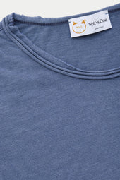 Light Weight Bamboo Sorona Short Sleeve Roll Neck T-Shirt Costal Fjord