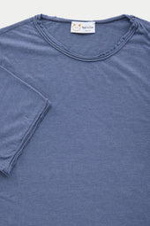 Light Weight Bamboo Sorona Short Sleeve Roll Neck T-Shirt Costal Fjord