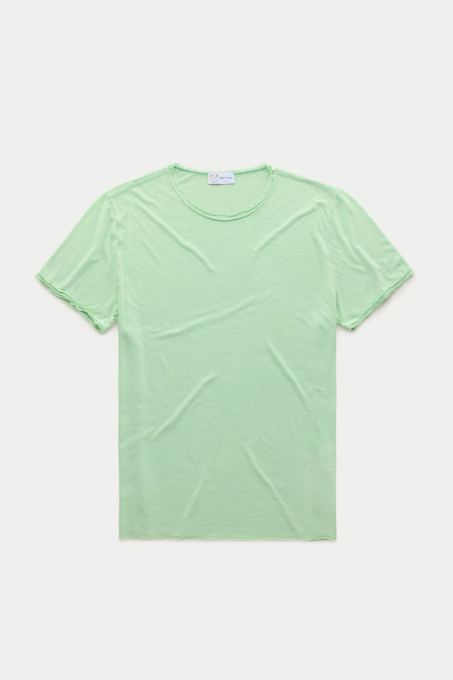 Light Weight Bamboo Sorona Short Sleeve Roll Neck T-Shirt Lychen