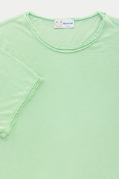 Light Weight Bamboo Sorona Short Sleeve Roll Neck T-Shirt Lychen
