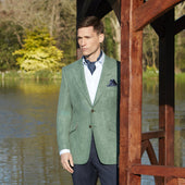 Faulkner Pale Green Hopsack Jacket