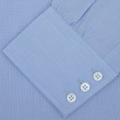 Light End On End Shirt With Regent Collar Amp 3 Button Cuffs