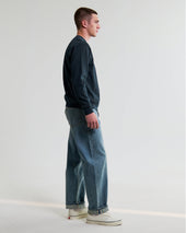 Sidney Washed Loopback Cotton Sweatshirt