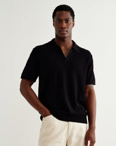 Siena Boucle Knitted Polo Shirt