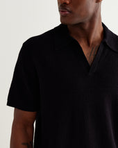 Siena Boucle Knitted Polo Shirt