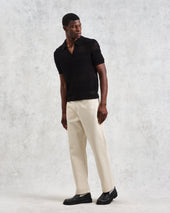 Siena Pointelle Knitted Polo