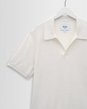Siena Boucle Knitted Polo Shirt