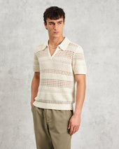 Siena Pointelle Knitted Polo