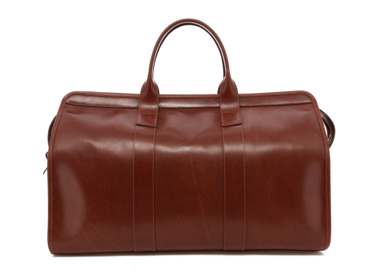 Signature Travel Duffle - Dark Chili - Belting Leather