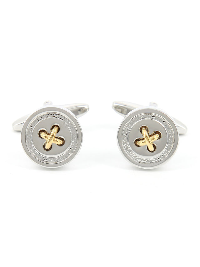 Silver and gold cufflinks Baltimore