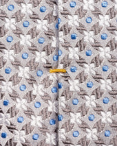 Floral Print Silk Tie