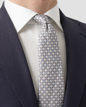 Floral Print Silk Tie