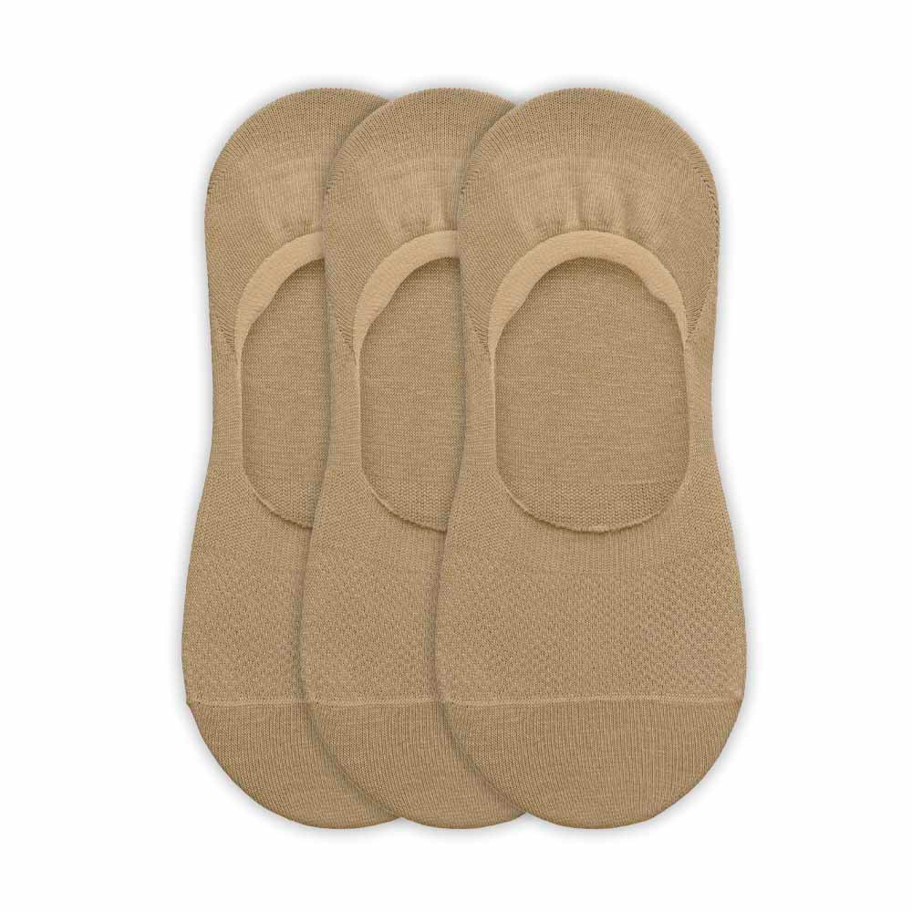 Simply Invisible Socks, Cotswolds Stone, 3 Pairs