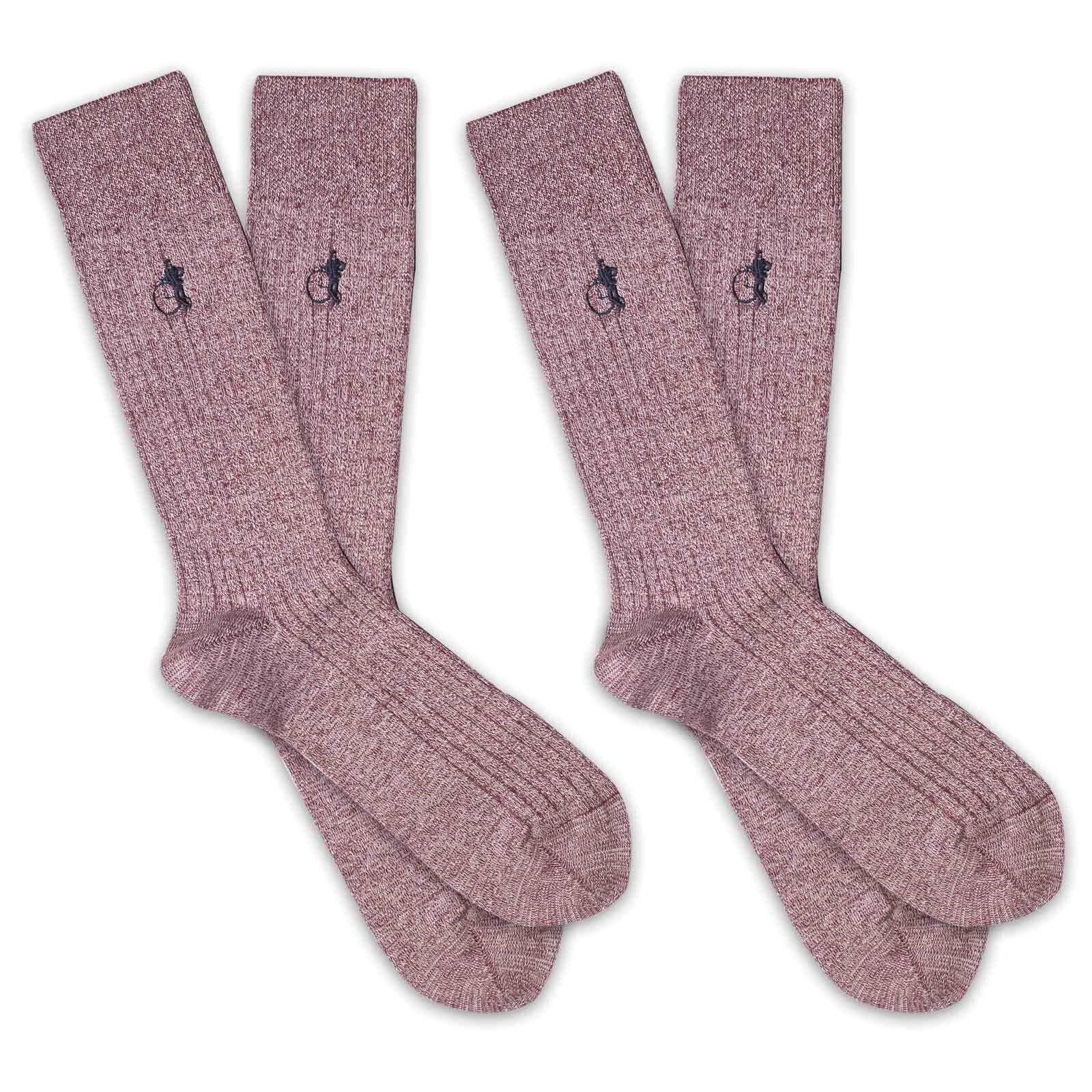 Simply Marl 2-Pair, Burgundy