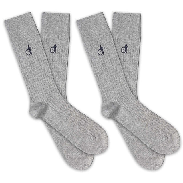Simply Marl 2-Pair, Soft Grey