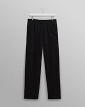 Ska - Black Embroidered Logo Loopback Cotton Joggers