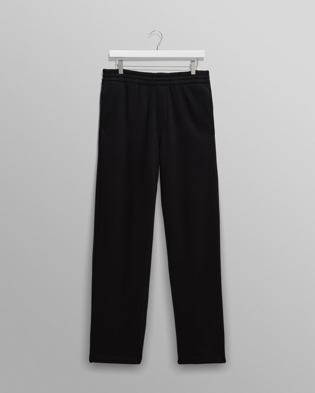 Ska - Black Embroidered Logo Loopback Cotton Joggers