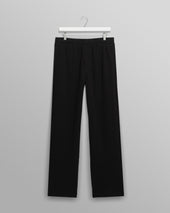 Ska - Black Structured Waffle Joggers