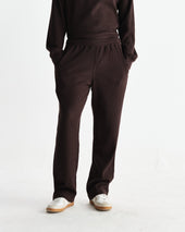Ska Dark Brown Structured Waffle Joggers