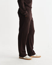 Ska Dark Brown Structured Waffle Joggers