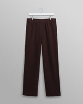 Ska - Dark Brown Structured Waffle Joggers